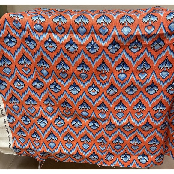 Brunschwig & Fils 1975 Handprint The Winterthur Collection 43” W X 55” L - Picture 3 of 6